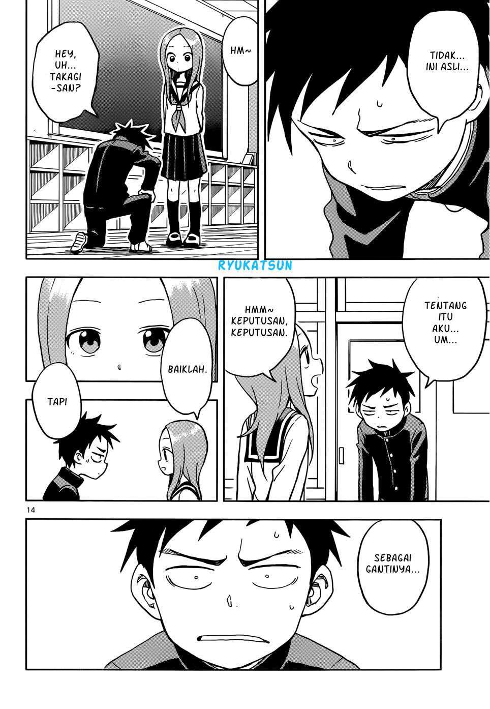 Karakai Jouzu no Takagi-san Chapter 104 Gambar 15