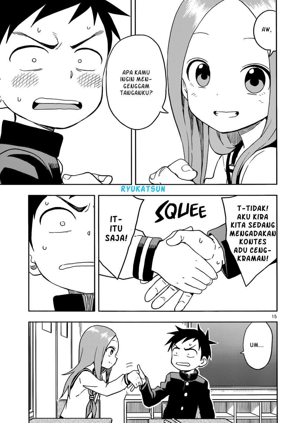 Karakai Jouzu no Takagi-san Chapter 103 Gambar 16