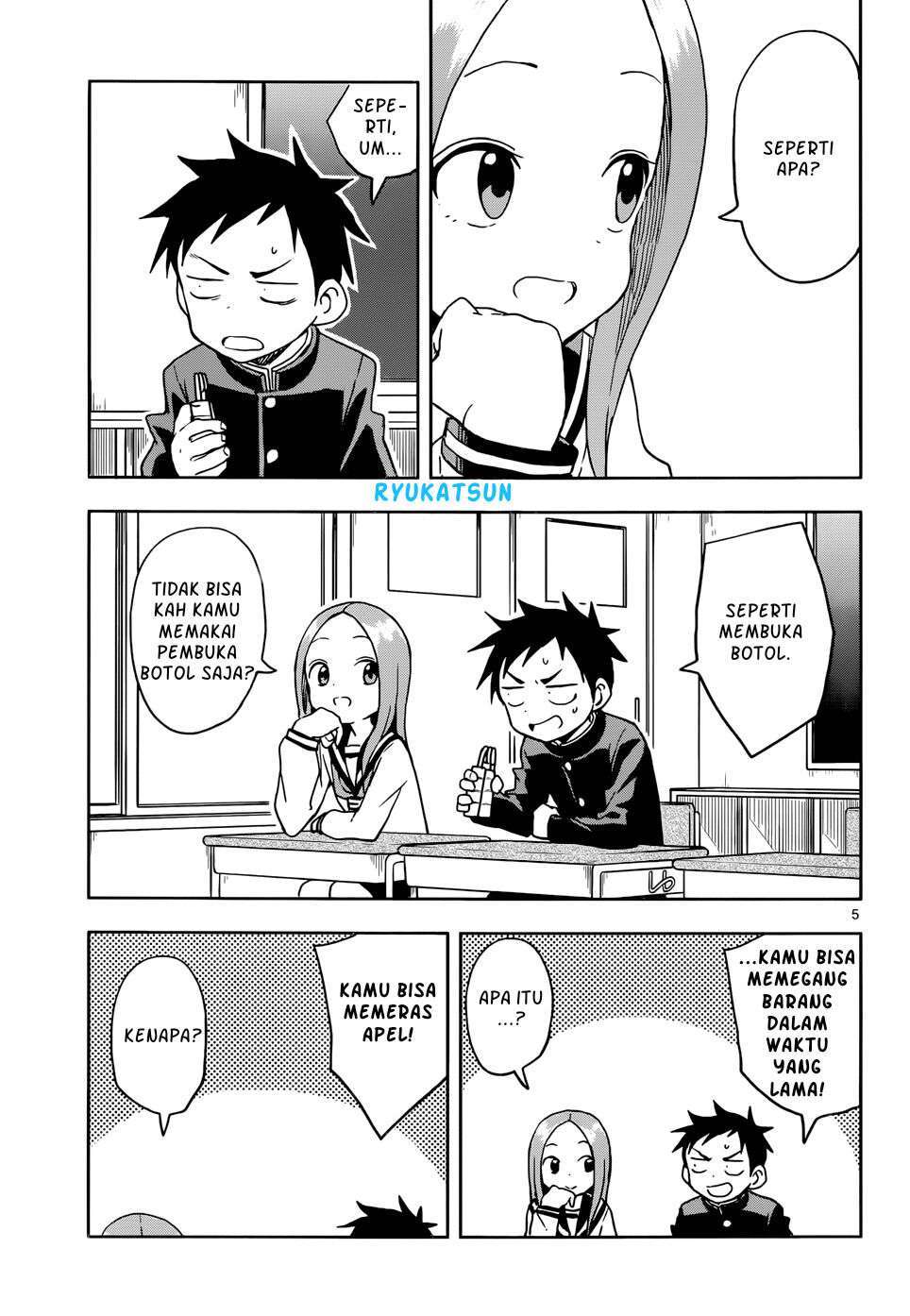 Karakai Jouzu no Takagi-san Chapter 103 Gambar 6
