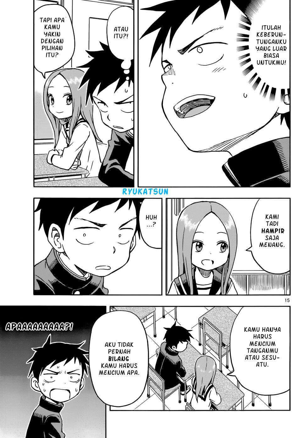 Karakai Jouzu no Takagi-san Chapter 102 Gambar 16