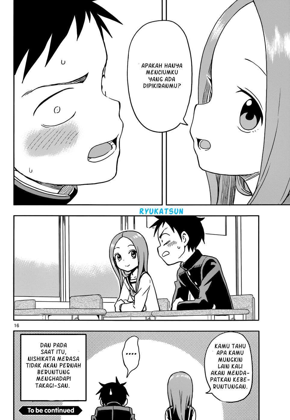 Karakai Jouzu no Takagi-san Chapter 102 Gambar 17