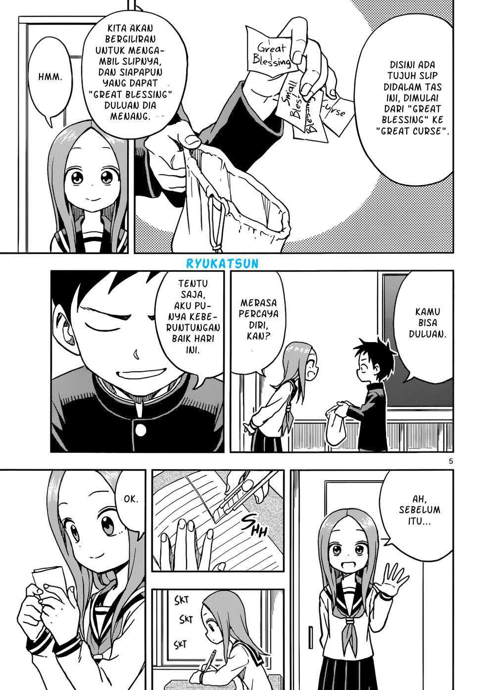 Karakai Jouzu no Takagi-san Chapter 102 Gambar 6