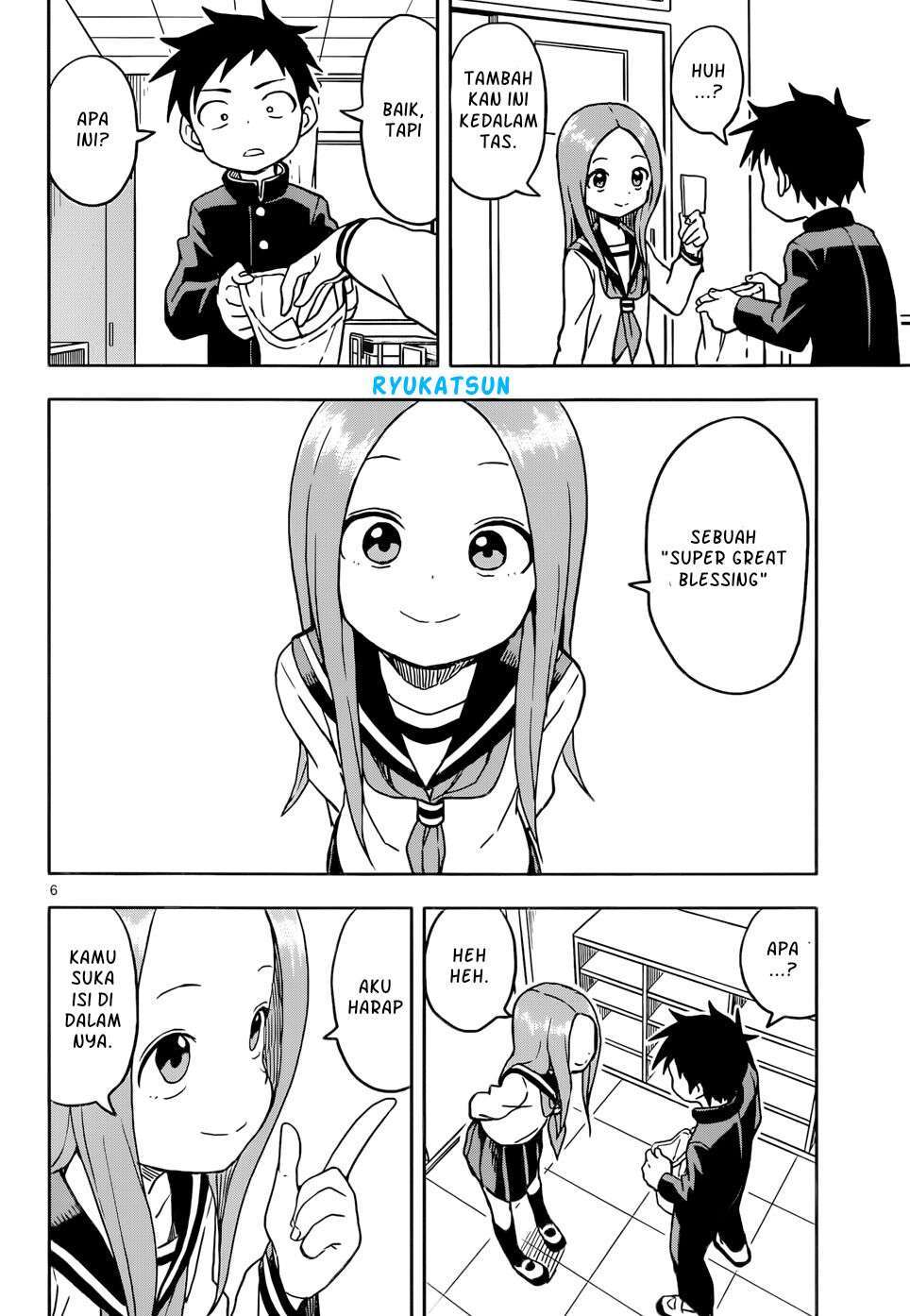 Karakai Jouzu no Takagi-san Chapter 102 Gambar 7