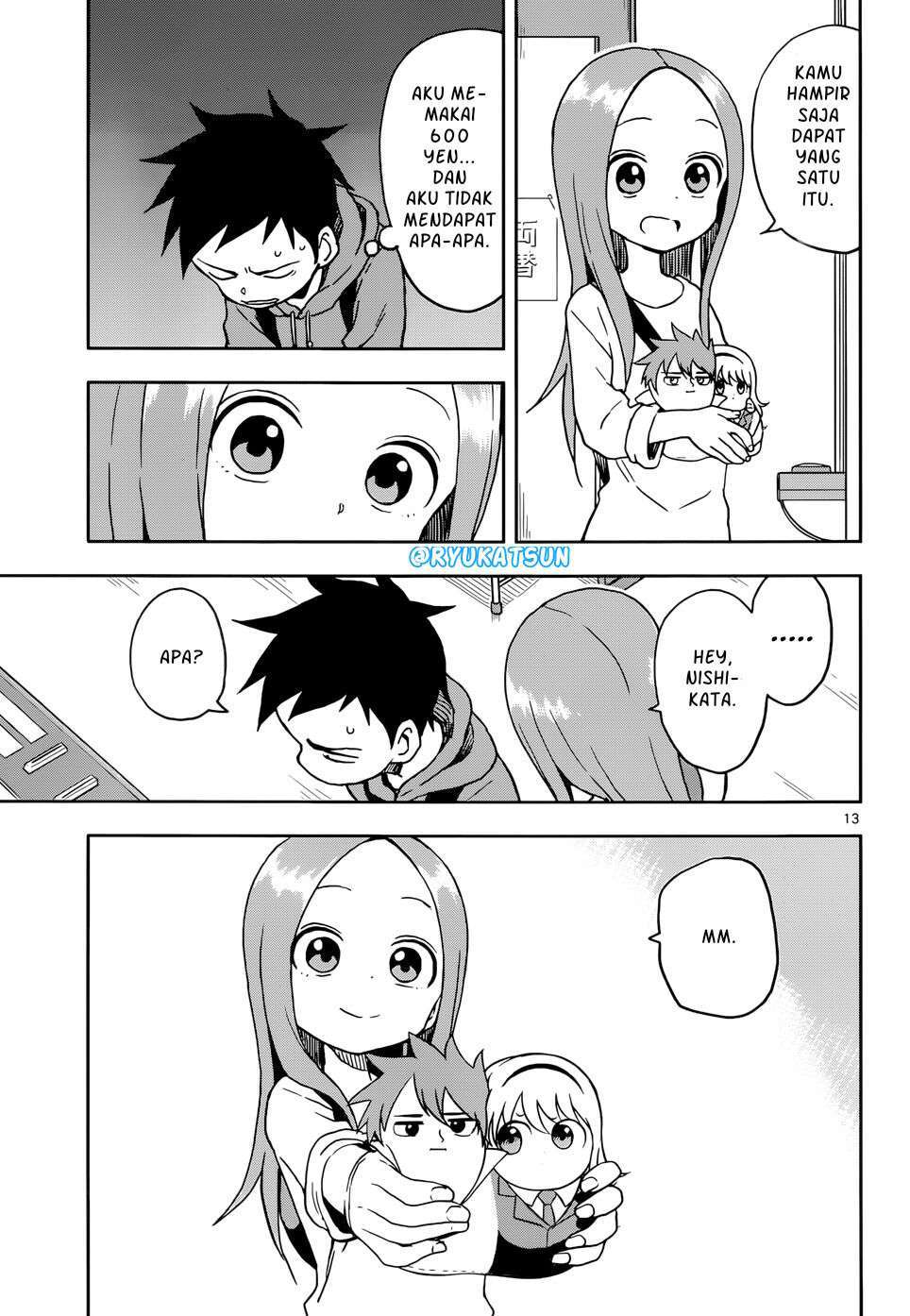 Karakai Jouzu no Takagi-san Chapter 106 Gambar 14