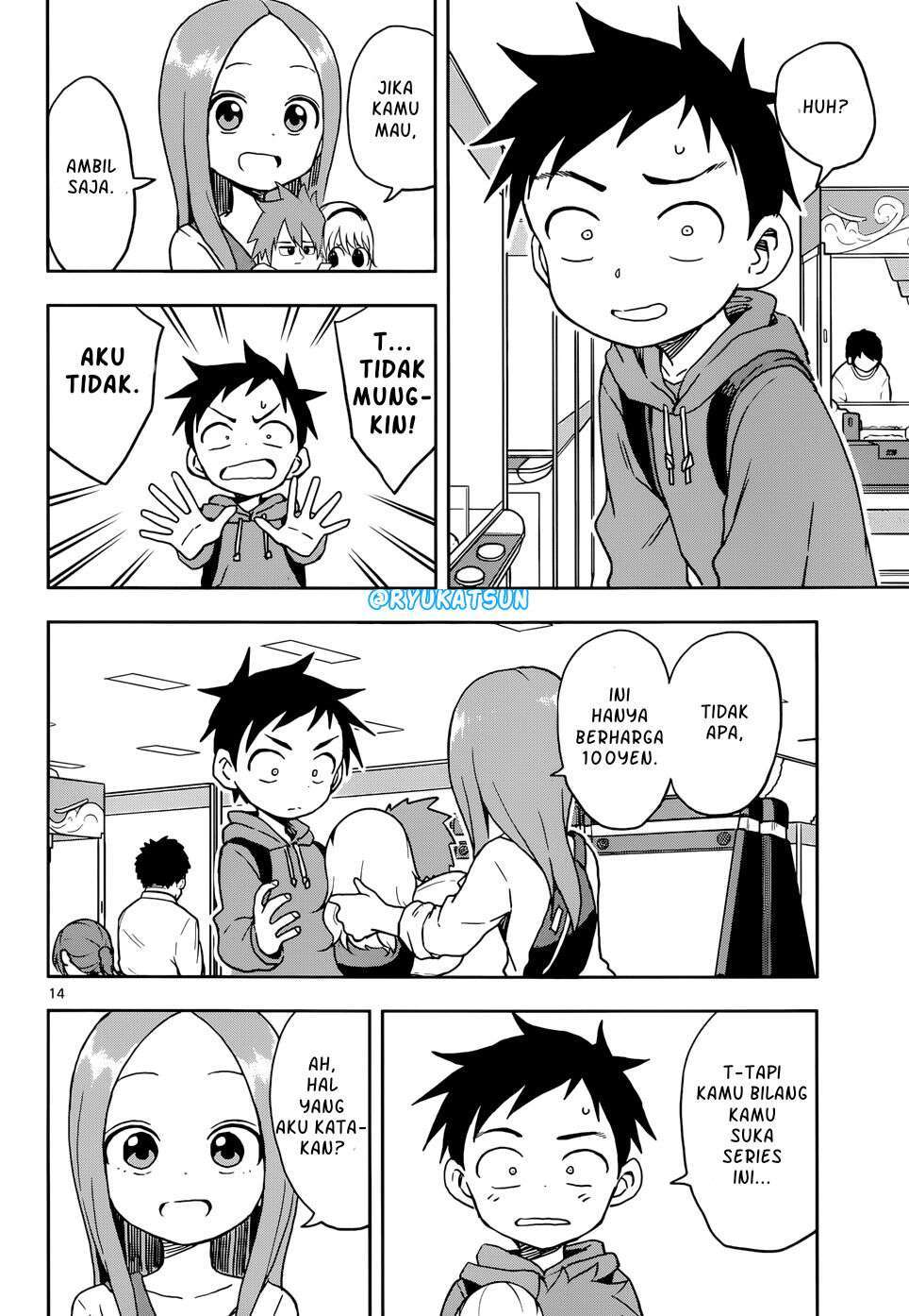 Karakai Jouzu no Takagi-san Chapter 106 Gambar 15