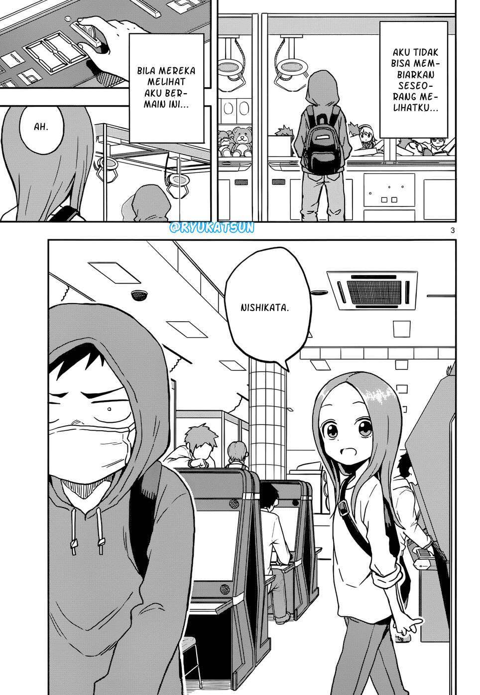 Karakai Jouzu no Takagi-san Chapter 106 Gambar 4