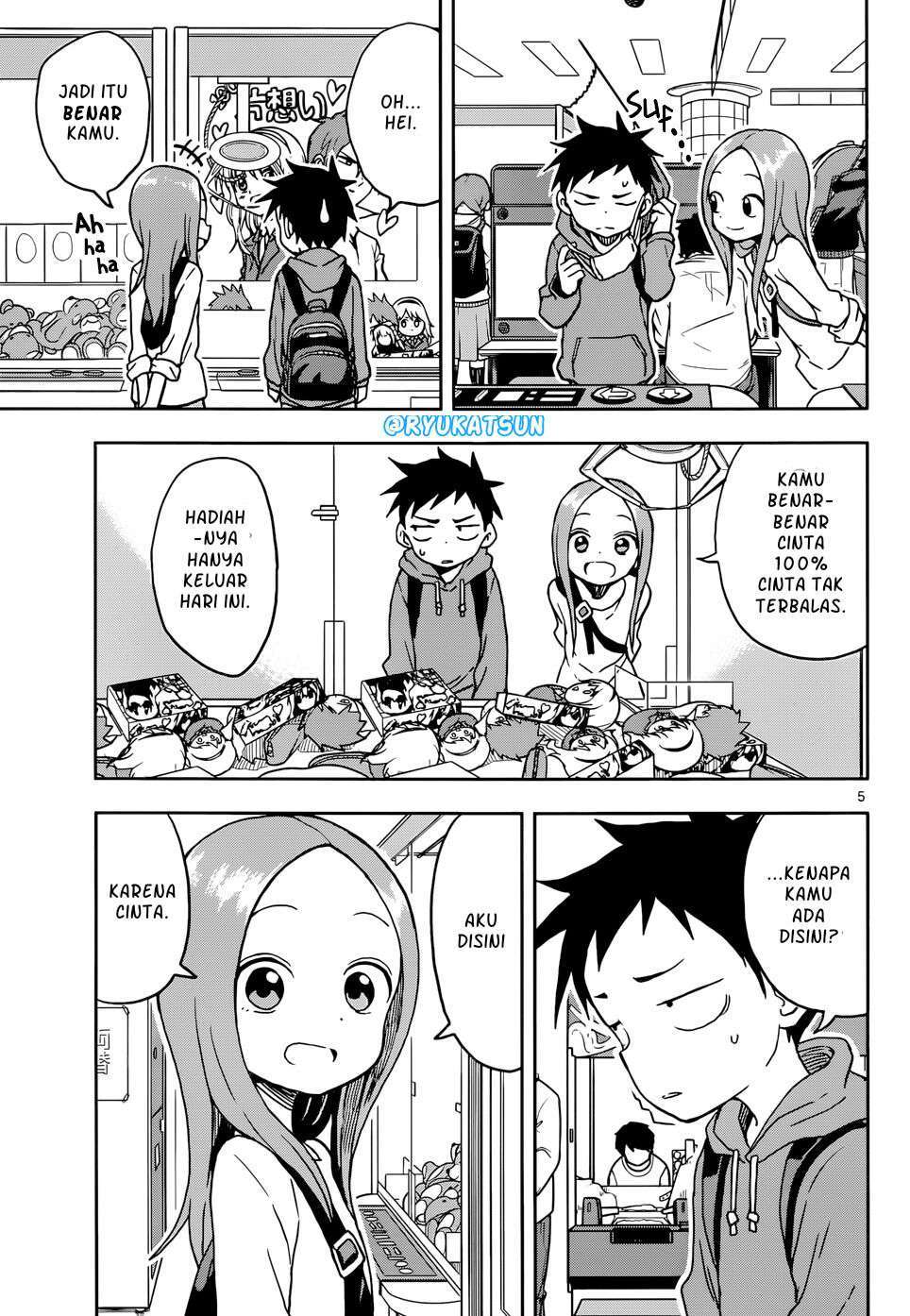 Karakai Jouzu no Takagi-san Chapter 106 Gambar 6
