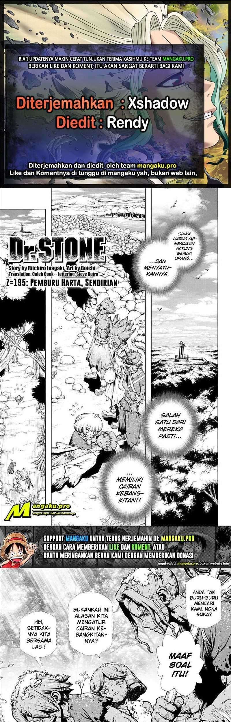 Baca Komik Dr. Stone Chapter 195 Gambar 1
