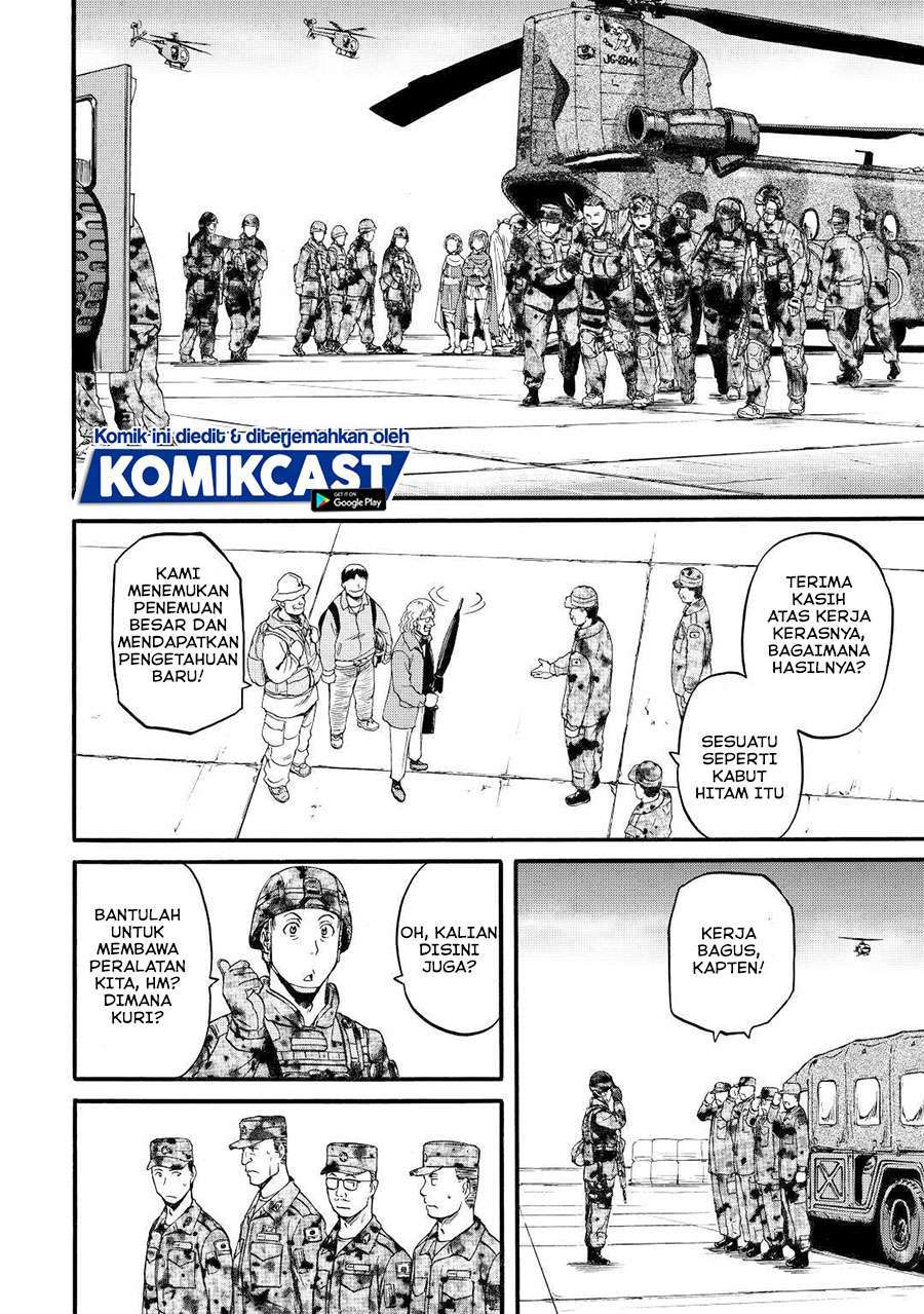 Gate – Jietai Kare no Chi nite Kaku Tatakeri Chapter 102 Gambar 10