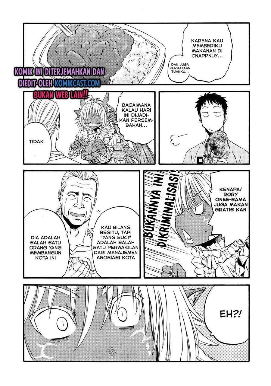 Gate – Jietai Kare no Chi nite Kaku Tatakeri Chapter 102 Gambar 23