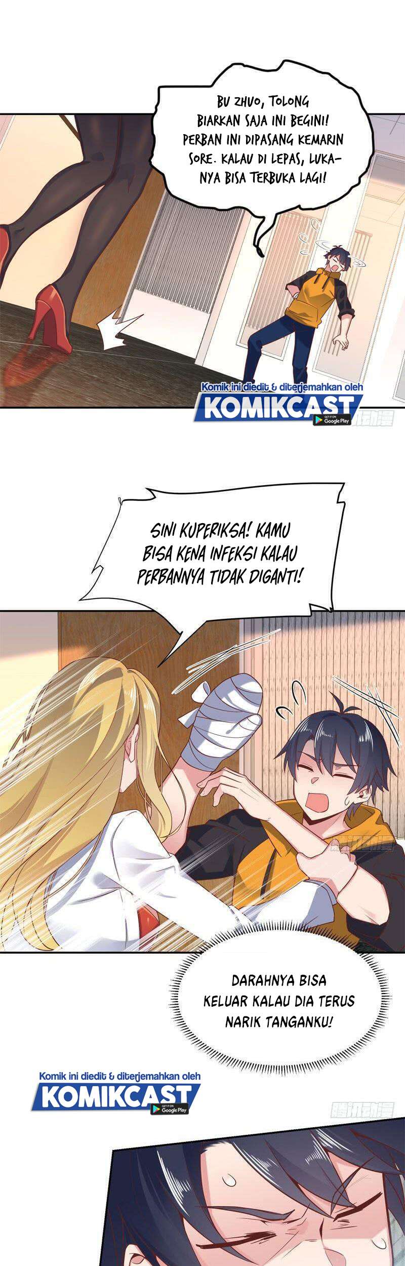 Carrying The Goddess Along Chapter 43 Gambar 21