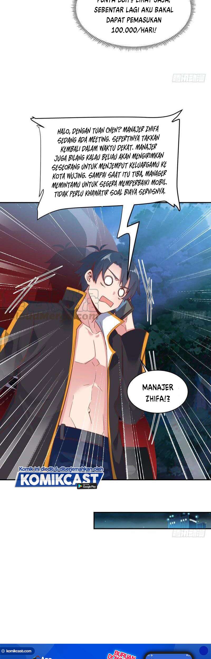Carrying The Goddess Along Chapter 43 Gambar 8