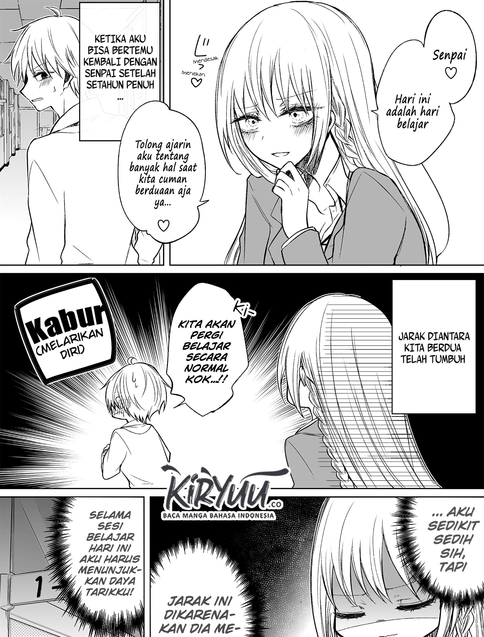 Baca Manga Ichizu de Bitch na Kouhai Chapter 53 Gambar 2