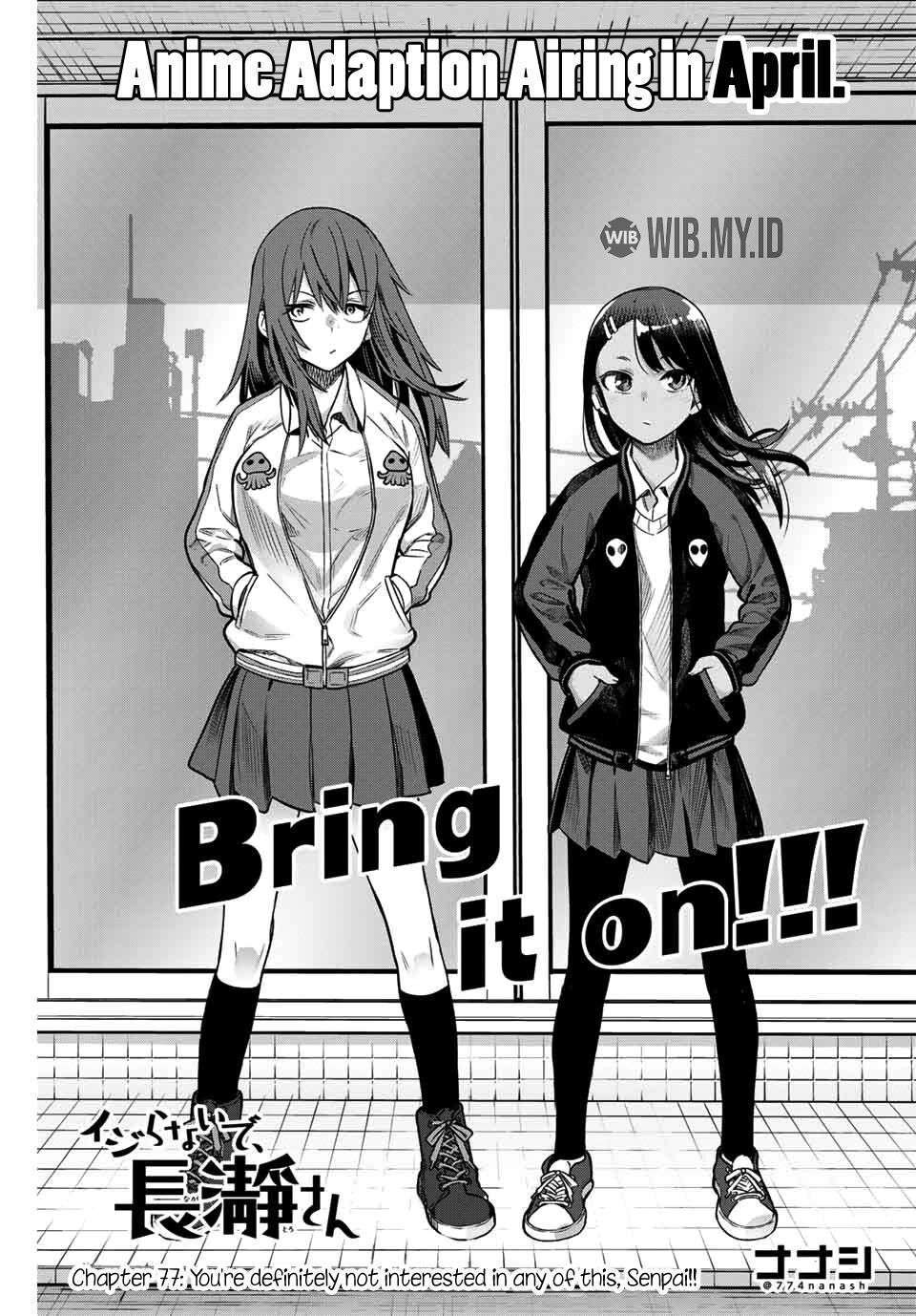 Baca Manga Ijiranaide, Nagatoro-san Chapter 77 Gambar 2