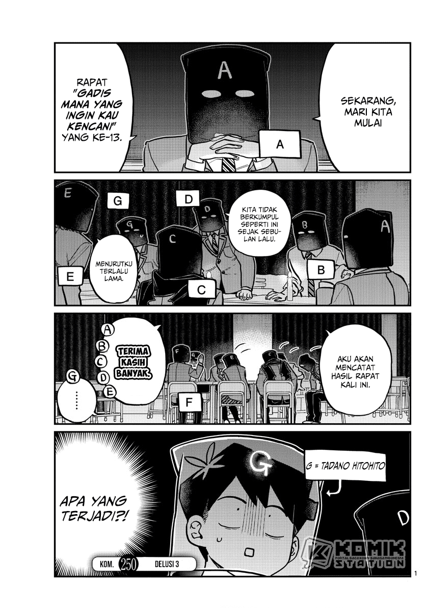 Baca Manga Komi-san wa Komyushou Desu Chapter 250 Gambar 2