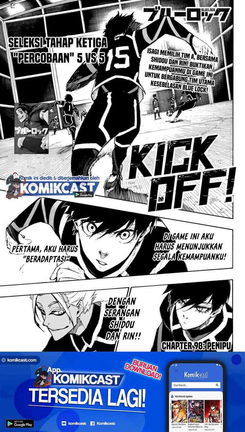 Baca Manga Blue Lock Chapter 98 Gambar 2
