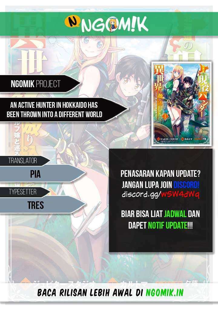 Baca Komik An Active Hunter in Hokkaido Has Been Thrown into a Different World Chapter 2.1 Gambar 1
