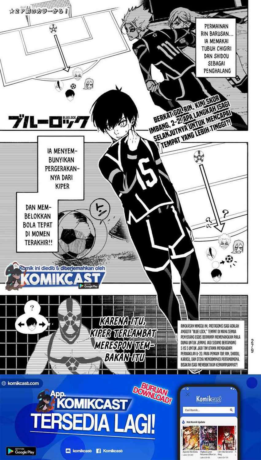 Baca Manga Blue Lock Chapter 100 Gambar 2