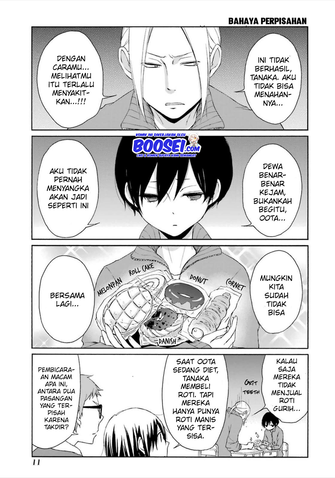 Tanaka-kun wa Itsumo Kedaruge Chapter 40 Gambar 11