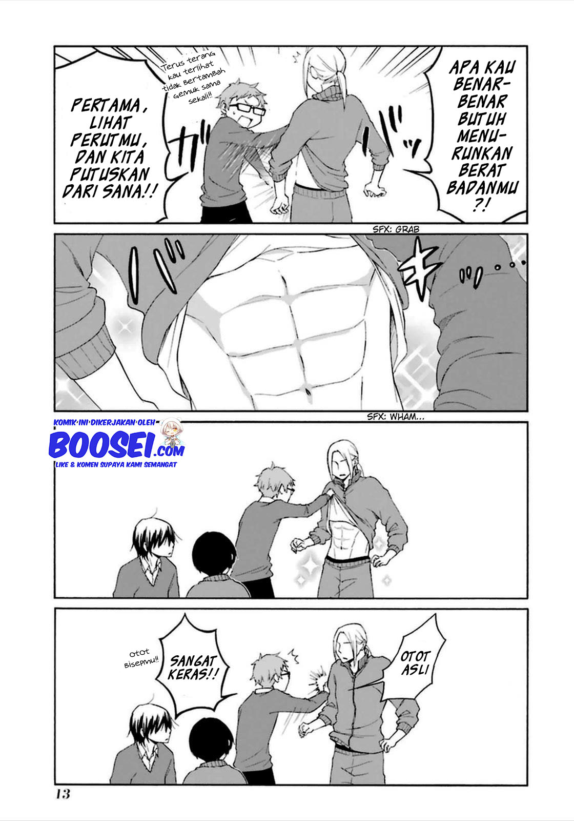 Tanaka-kun wa Itsumo Kedaruge Chapter 40 Gambar 13