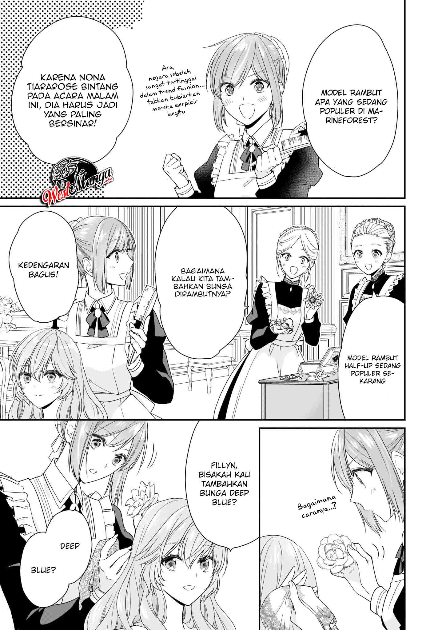 Akuyaku Reijou wa Ringoku no Outaishi ni Dekiai sareru Chapter 14 Gambar 16