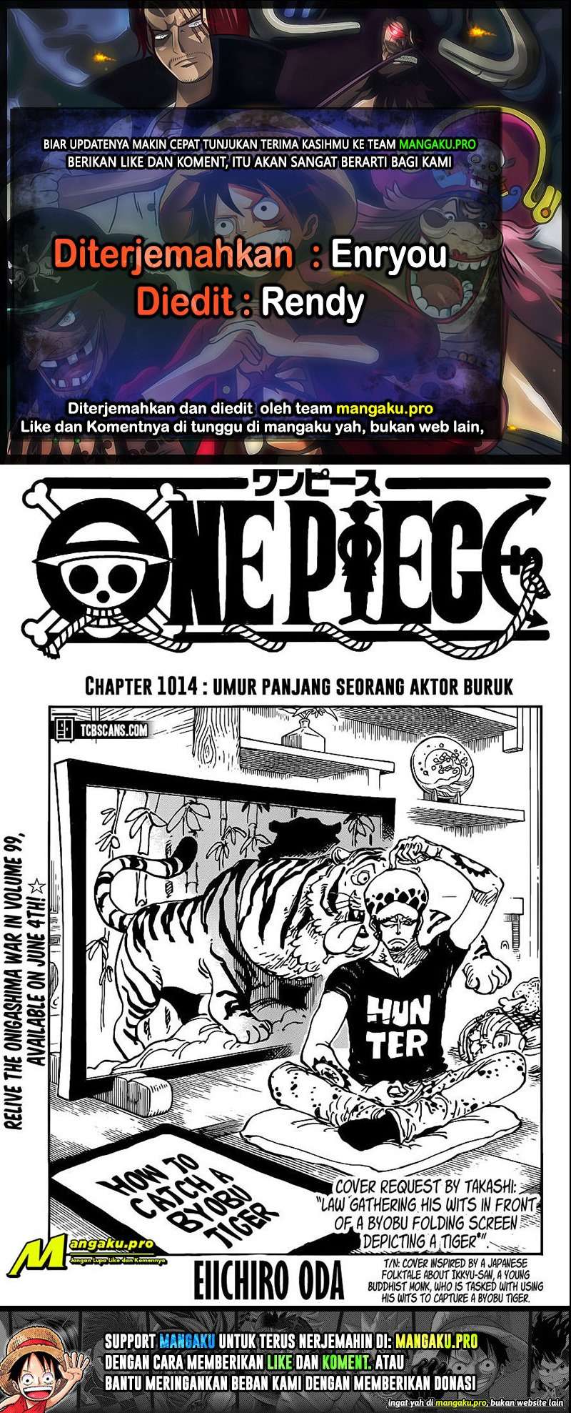 Baca Komik One Piece Chapter 1014 Gambar 1