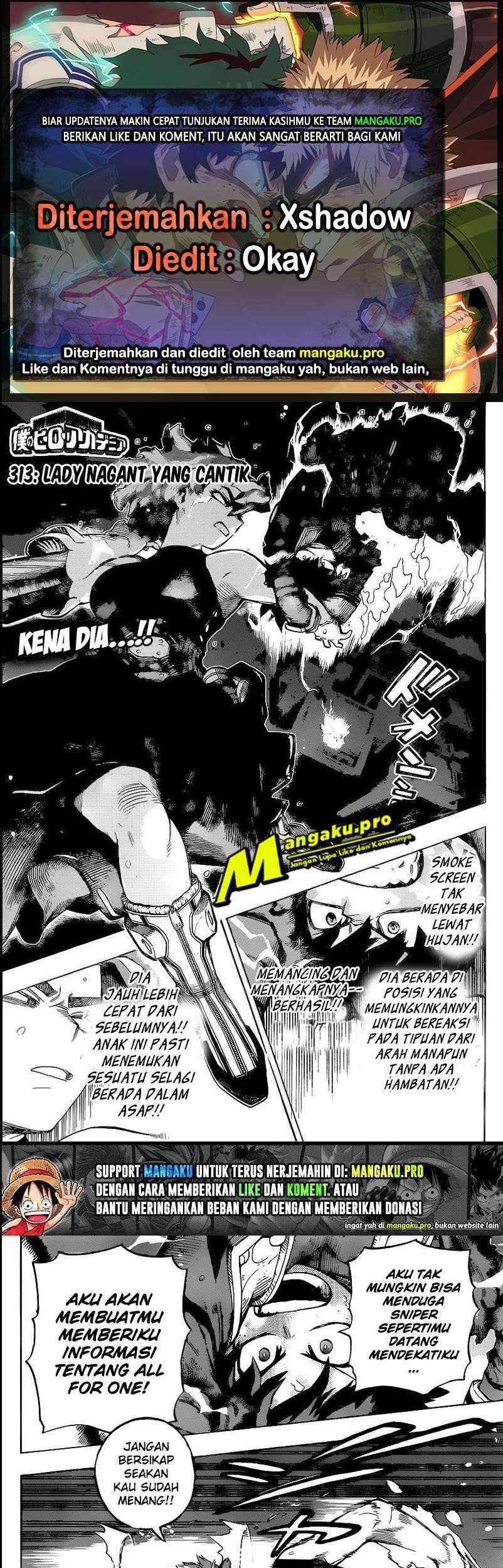 Baca Komik Boku no Hero Academia Chapter 314 Gambar 1