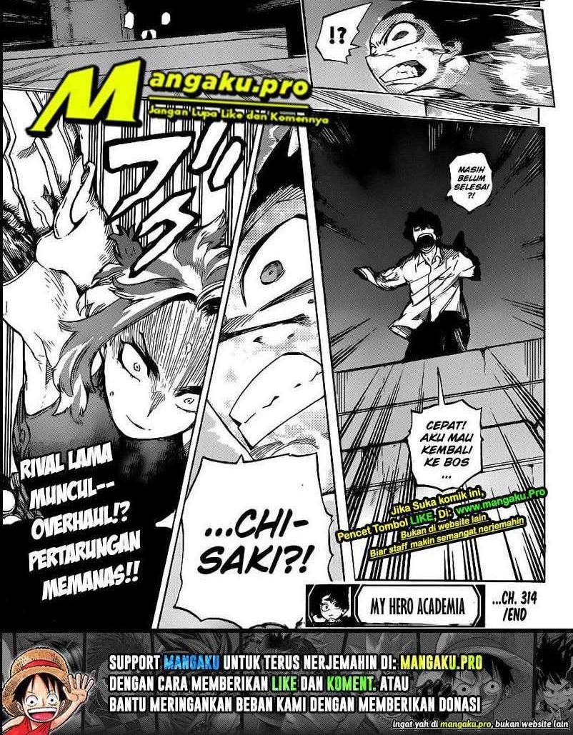 Boku no Hero Academia Chapter 314 Gambar 12