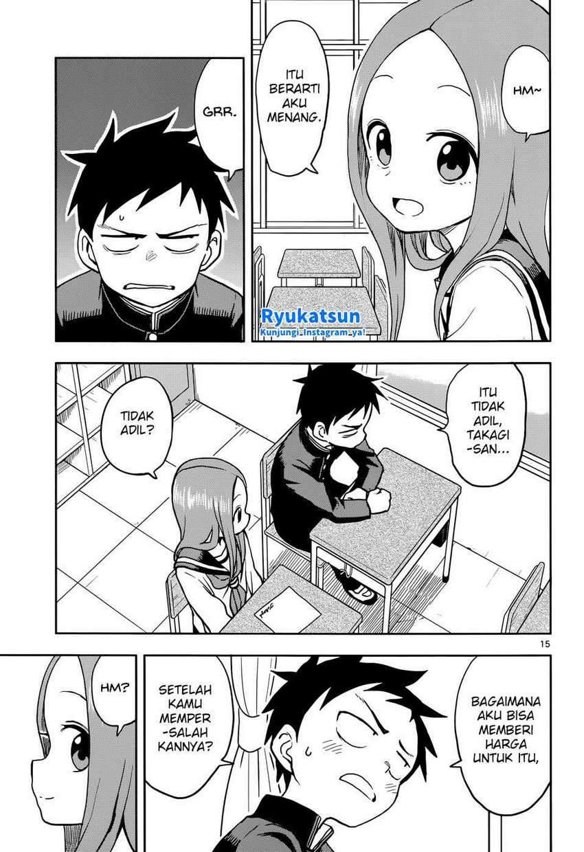 Karakai Jouzu no Takagi-san Chapter 117 Gambar 17
