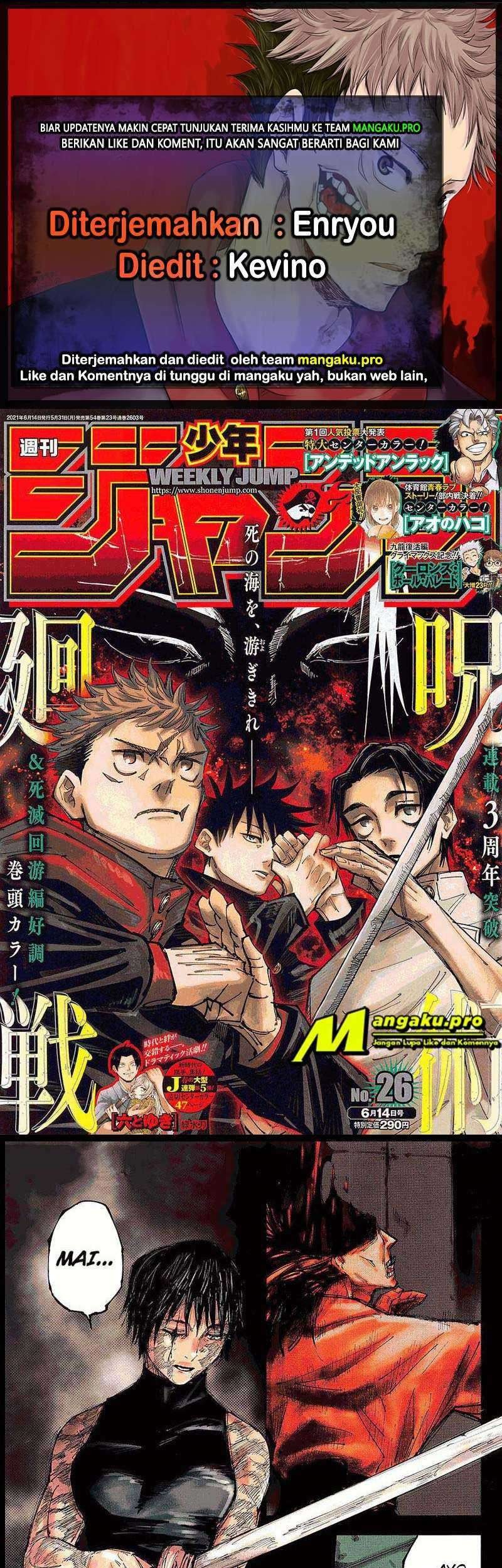 Baca Komik Jujutsu Kaisen Chapter 150 Gambar 1