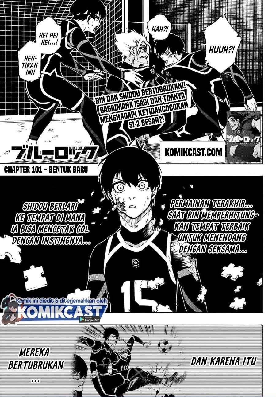 Komik Blue Lock Chapter 101 gambar nomor 1