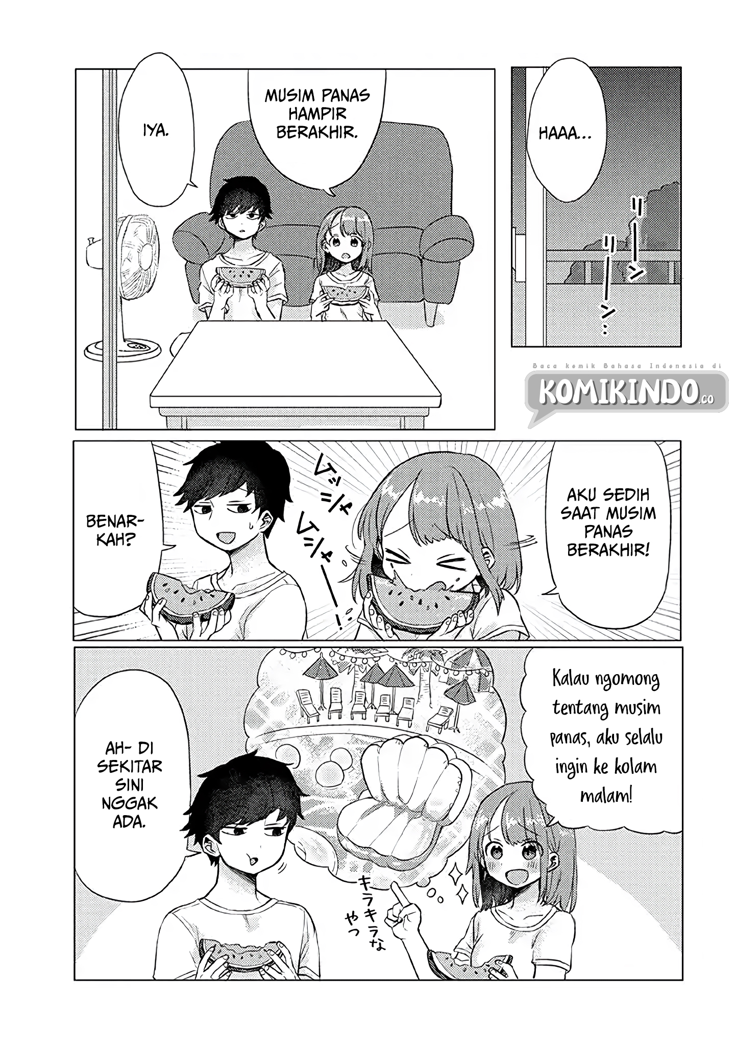 Baca Manga Girlfriend Who Absolutely Doesn’t Want to Take a Bath VS Boyfriend Who Absolutely Wants Her to Take a Bath Chapter 15 Gambar 2