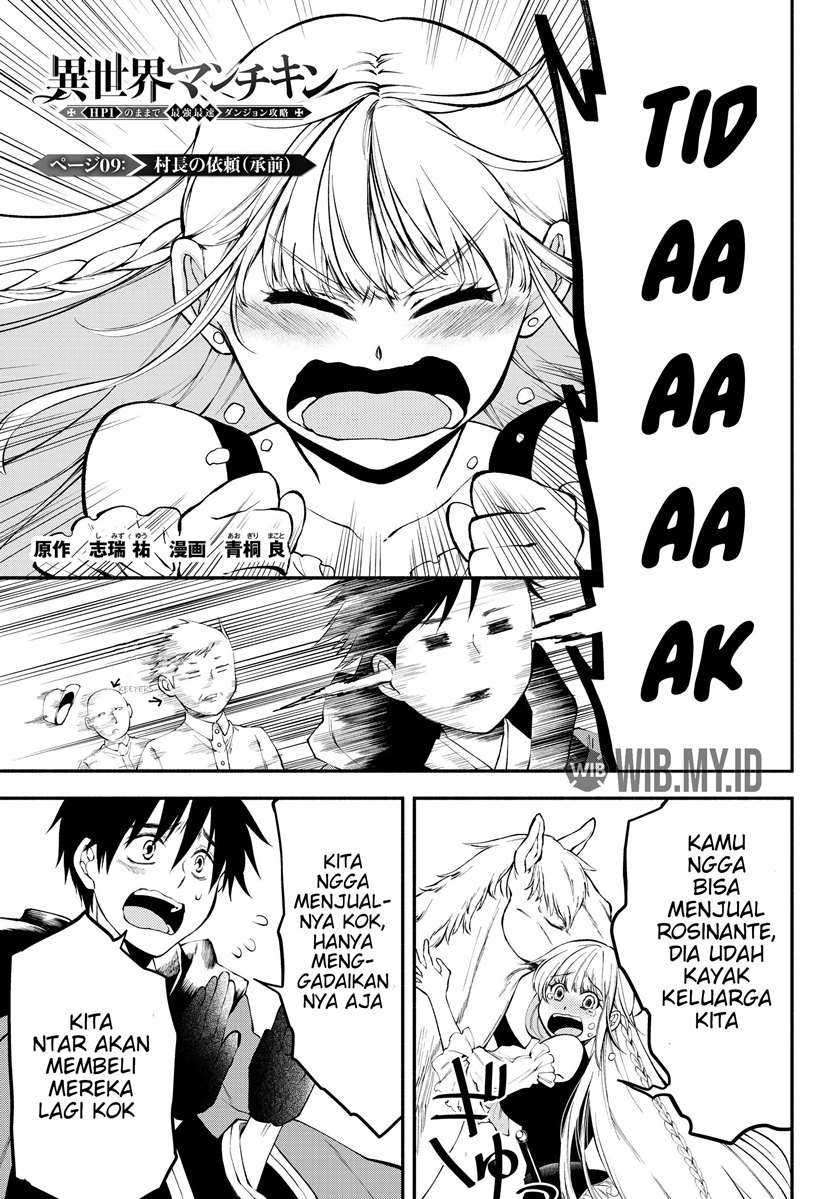 Baca Manga Isekai Man Chikin – HP 1 no Mama de Saikyou Saisoku Danjon Kouryaku Chapter 09 Gambar 2
