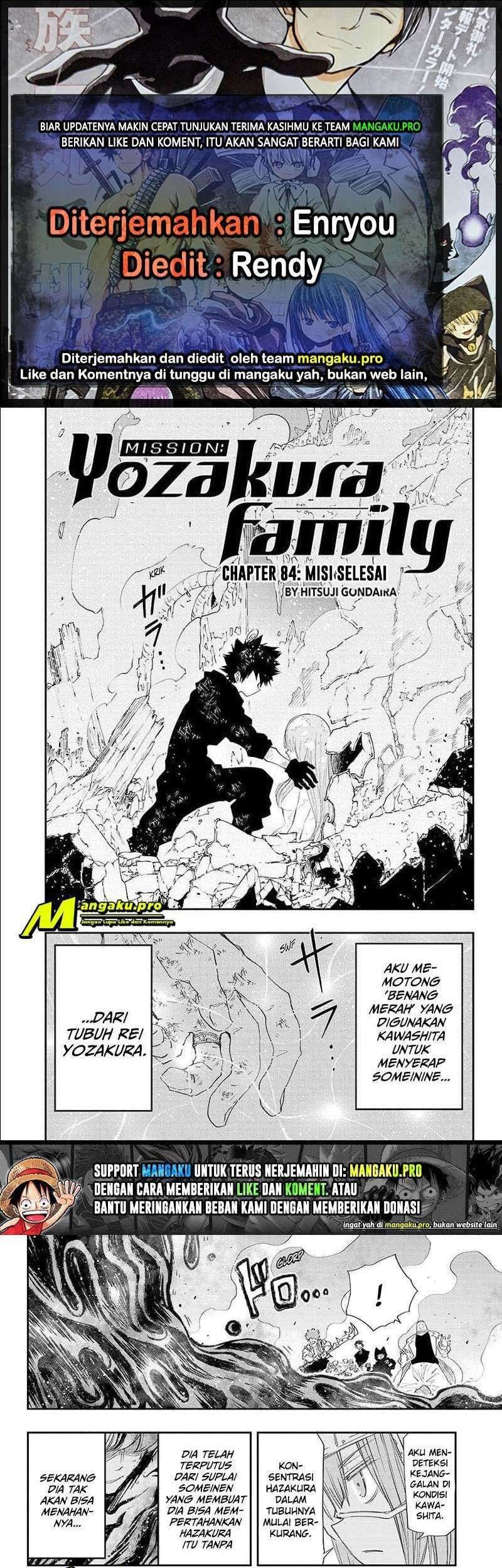 Baca Komik Mission: Yozakura Family Chapter 84 Gambar 1