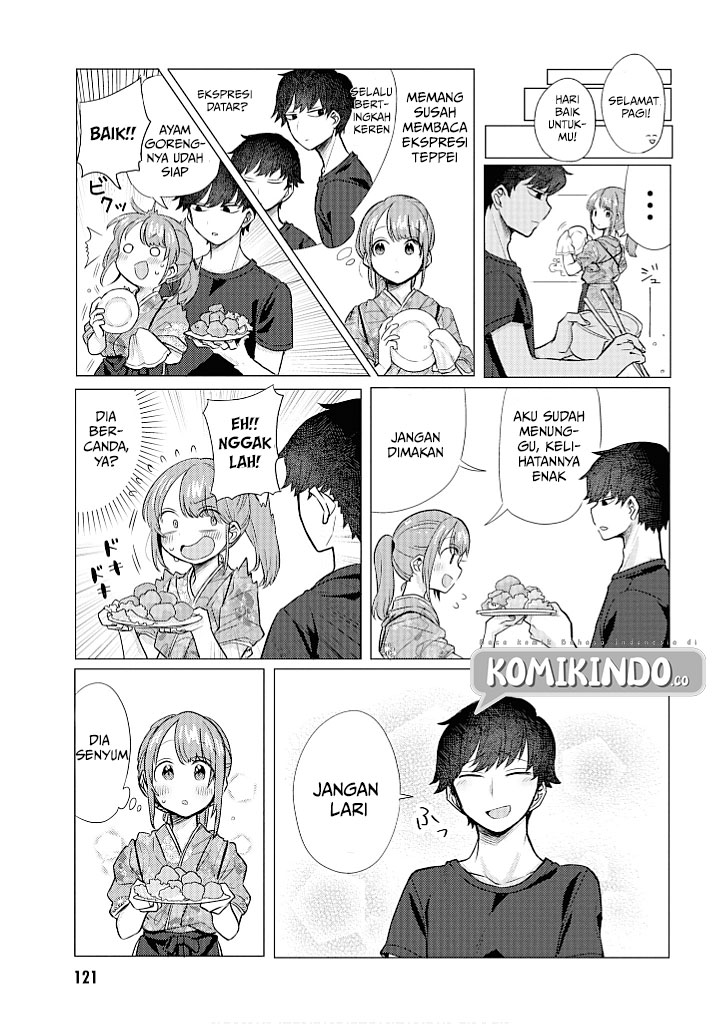 Girlfriend Who Absolutely Doesn’t Want to Take a Bath VS Boyfriend Who Absolutely Wants Her to Take a Bath Chapter 17.5 Gambar 6