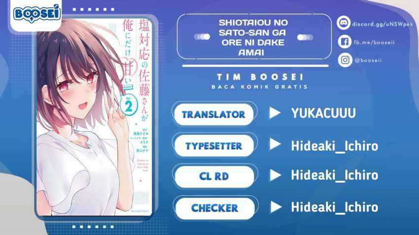Baca Komik Shiotaiou no Sato-san ga Ore ni dake Amai Chapter 14 Gambar 1