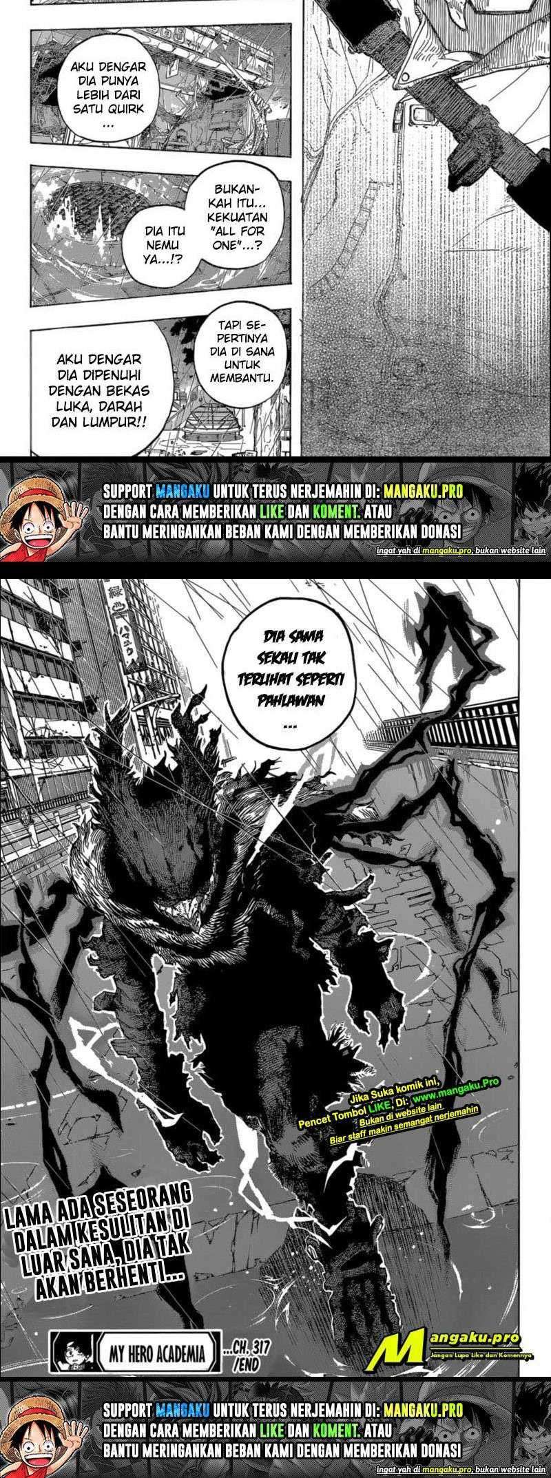 Boku no Hero Academia Chapter 317 Gambar 9