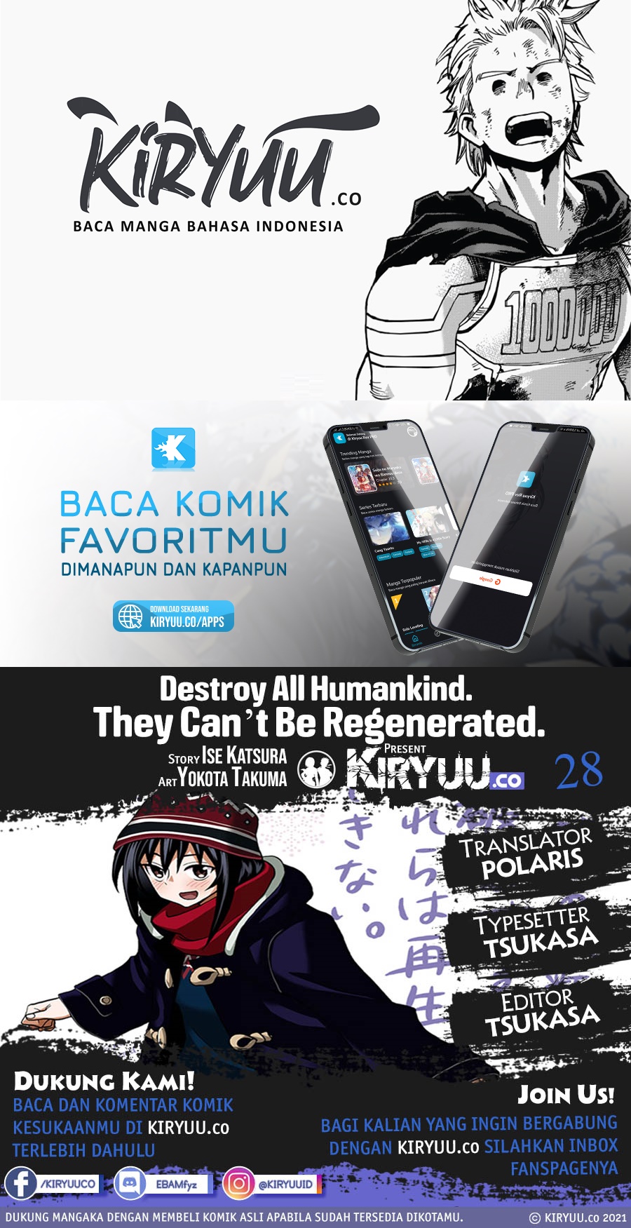 Baca Komik Destroy All Humankind. They Can’t Be Regenerated Chapter 28 Gambar 1