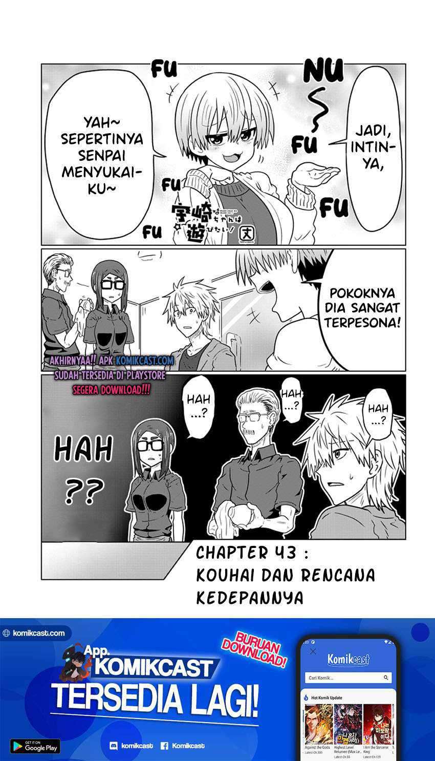 Baca Manga Uzaki-chan wa Asobitai! Chapter 43 Gambar 2