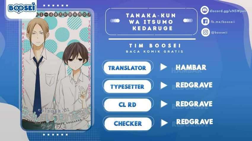 Baca Komik Tanaka-kun wa Itsumo Kedaruge Chapter 63 Gambar 1