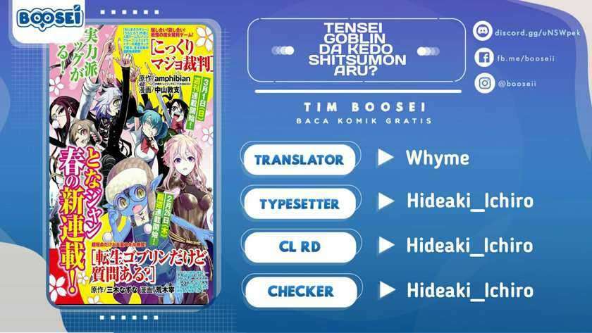Baca Komik Tensei Goblin da kedo Shitsumon aru? Chapter 27 Gambar 1