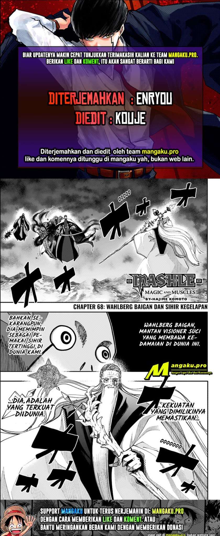 Komik Mashle: Magic and Muscles Chapter 68 gambar 1