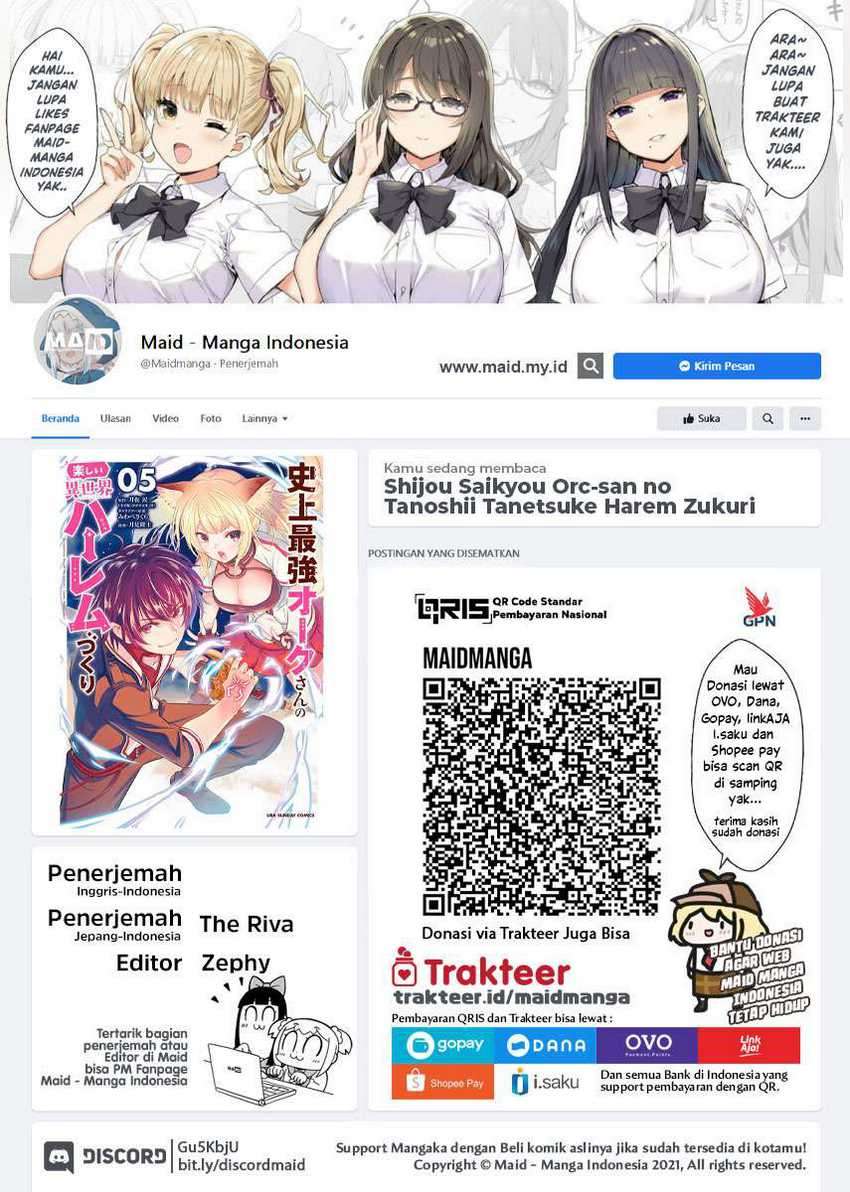 Baca Manga Shijou Saikyou Orc-san no Tanoshii Tanetsuke Harem Zukuri Chapter 53 Gambar 2