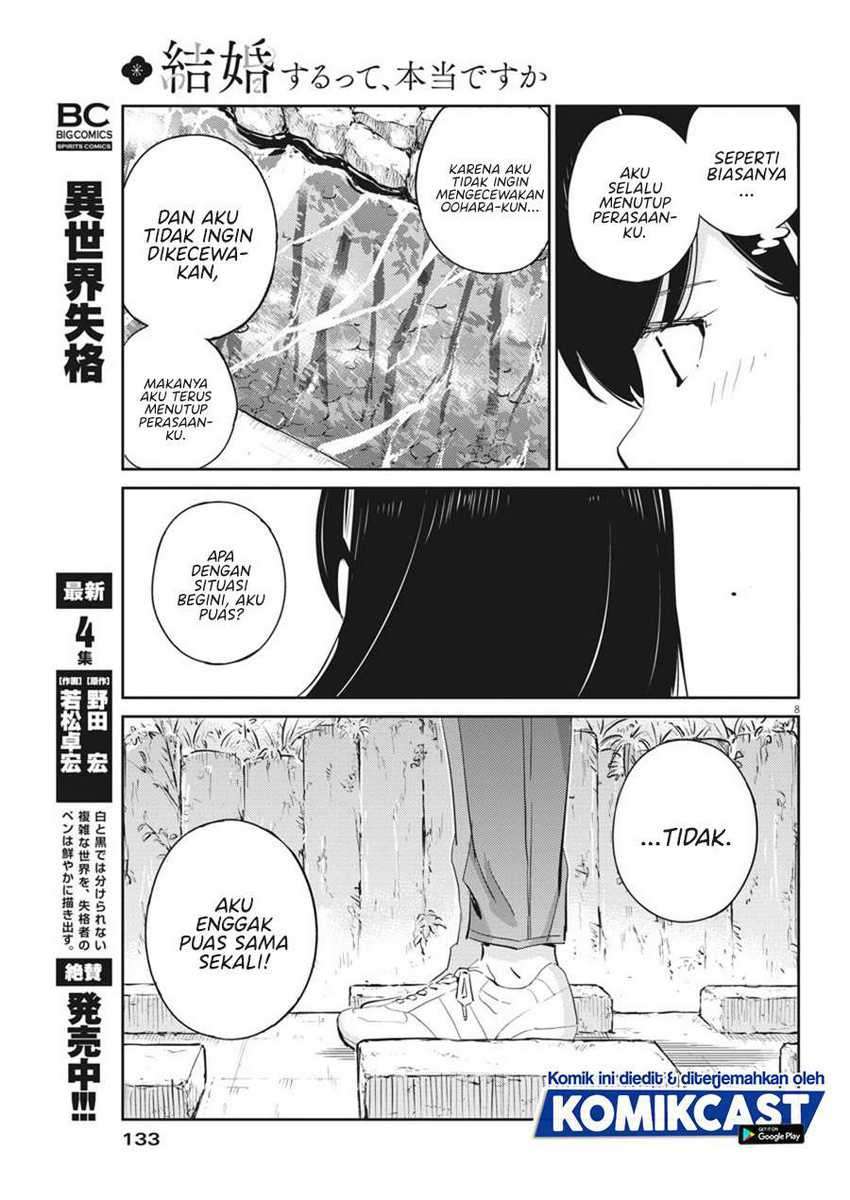 Kekkon Surutte, Hontou Desu Ka? Chapter 38 Gambar 8