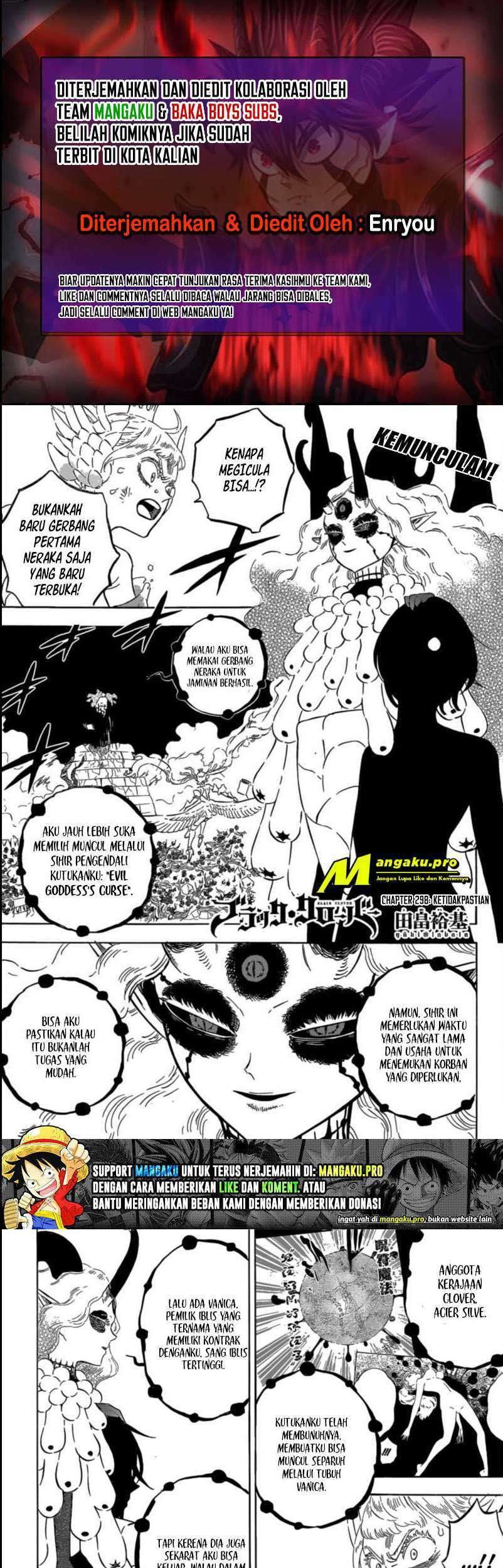 Baca Komik Black Clover Chapter 298 Gambar 1