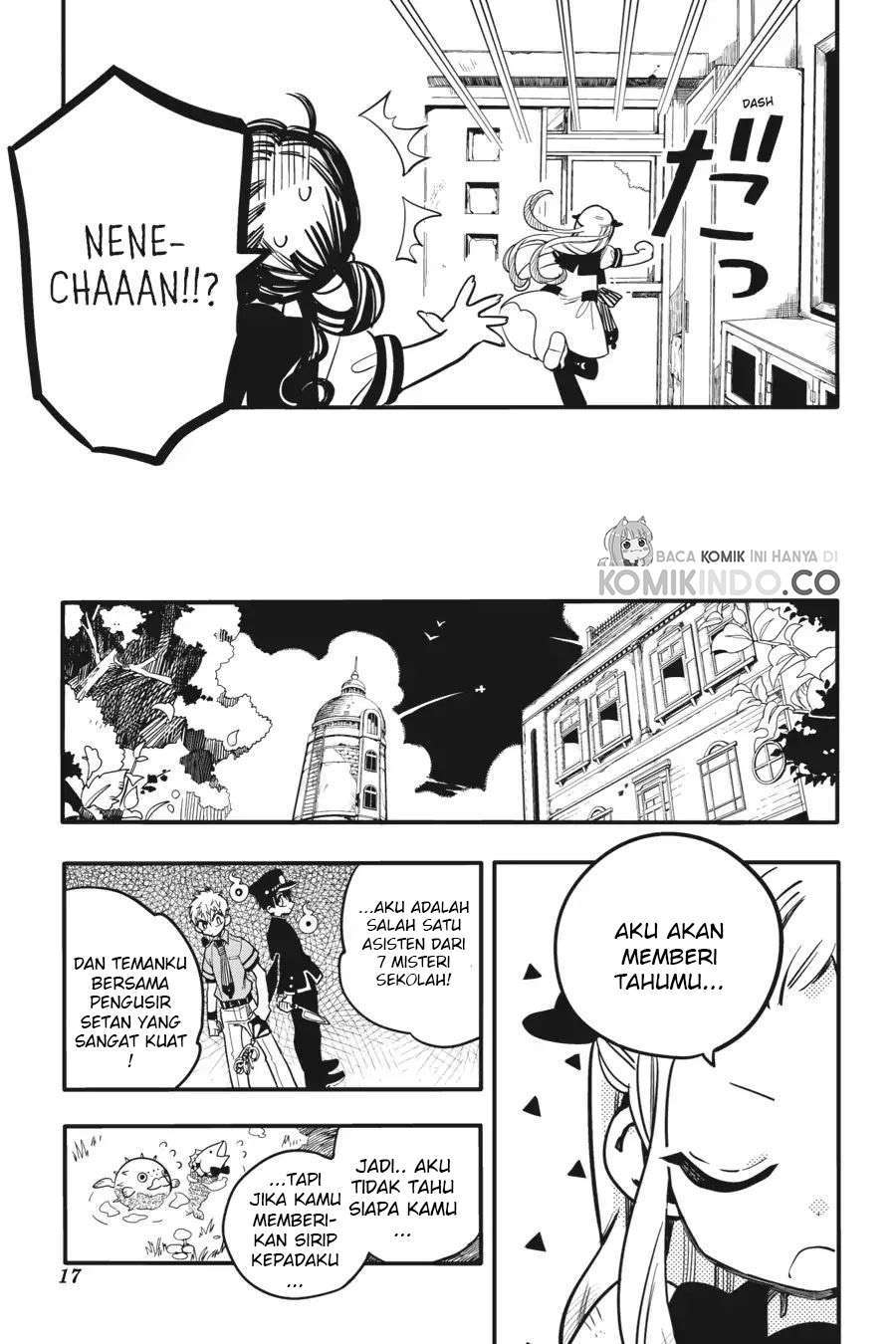 Jibaku Shounen Hanako-kun Chapter 16 Gambar 15
