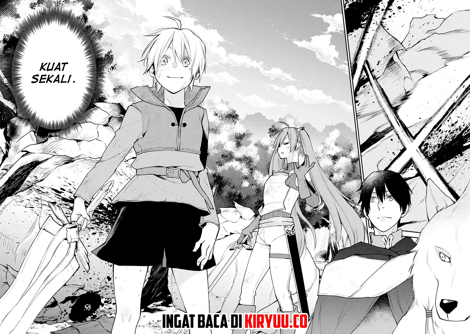 Saikyou no Madoshi. Hisa ni Ya wo Ukete Shimatta no de Inaka no Eihei ni Naru Chapter 17.1 Gambar 19