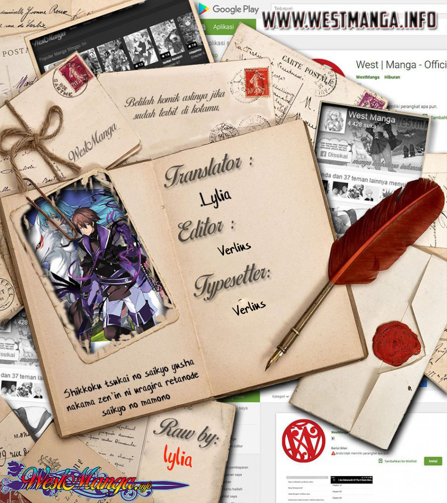 Shikkoku tsukai no saikyo yusha nakama zen’in ni uragira retanode saikyo no mamono Chapter 6 Gambar 3