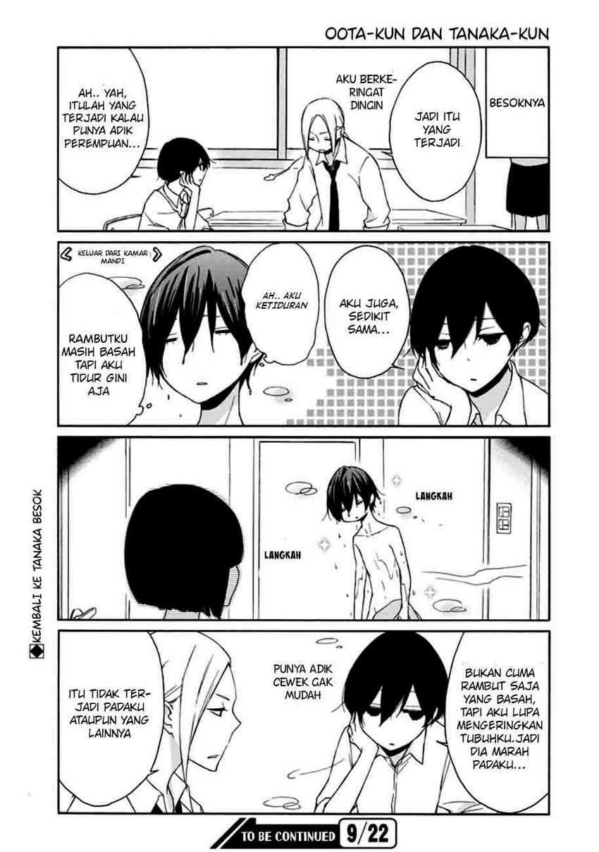 Tanaka-kun wa Itsumo Kedaruge Chapter 73.5 Gambar 9