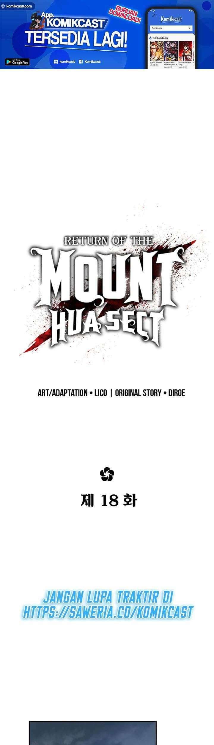 Baca Manhwa Return of the Flowery Mountain Sect Chapter 18 Gambar 2